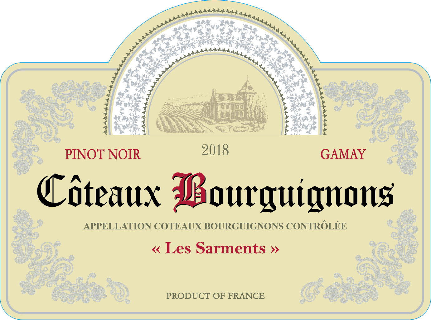 Les Sarments - Coteaux Bourguignons label