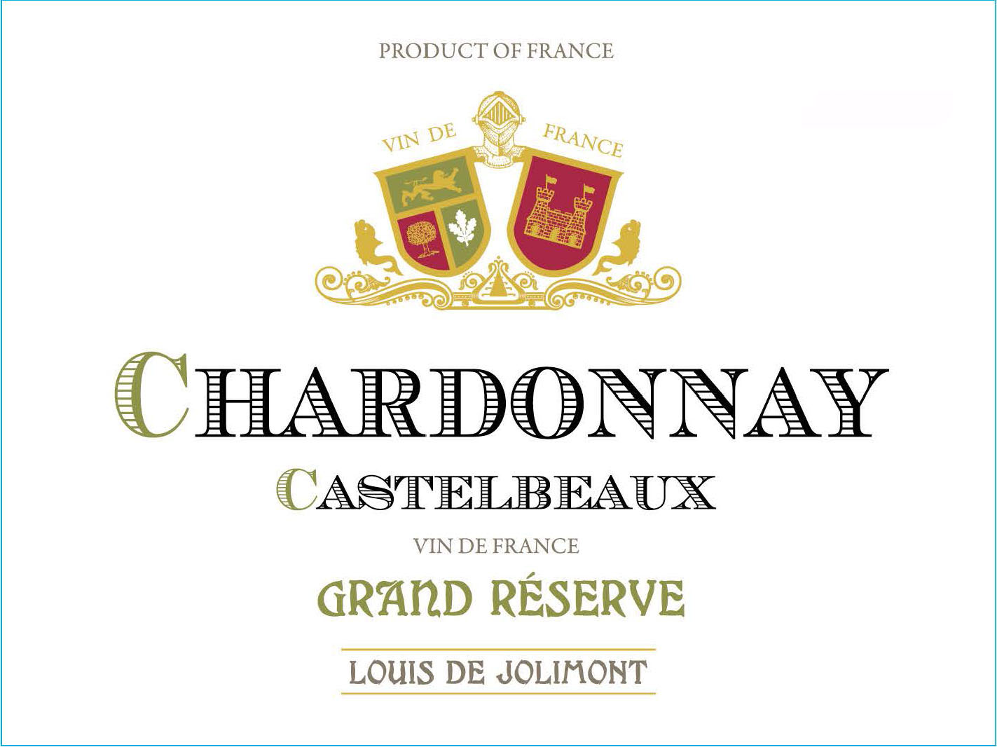 Louis de Jolimont - Castelbeaux - Chardonnay label