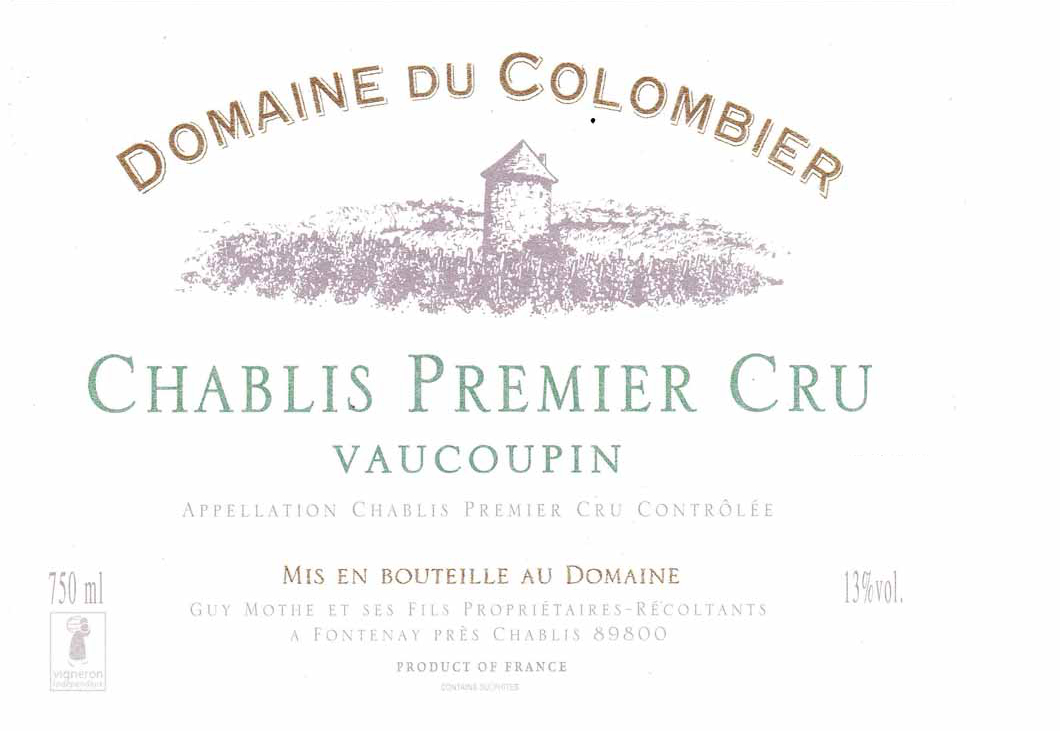 Domaine du Colombier -  Chablis 1er Vacoupin label