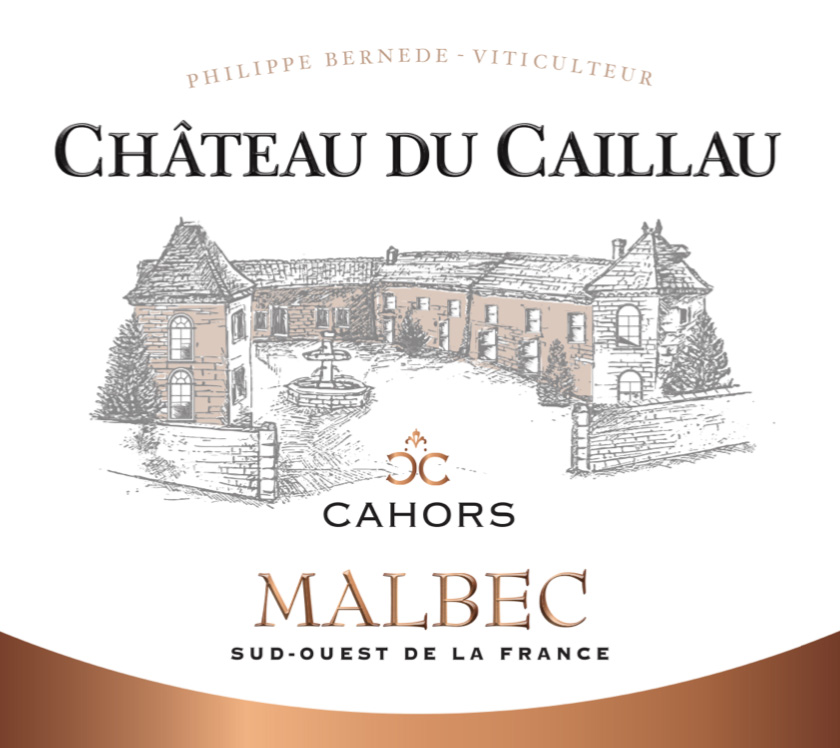 Chateau Du Caillau - Malbec Cahors label