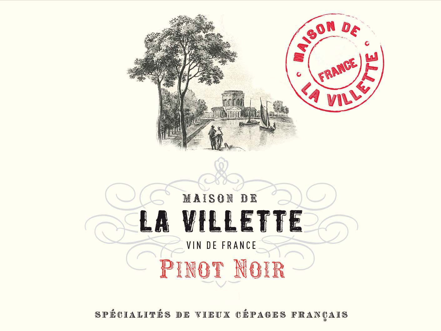 La Villette - Pinot Noir label