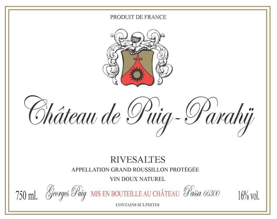 Chateau de Puig-Parahy label