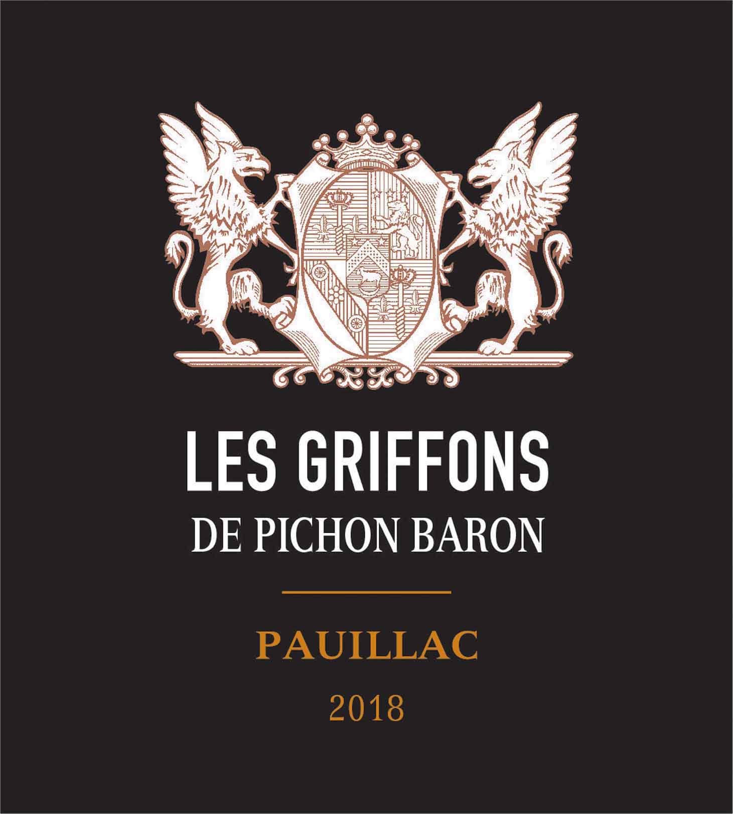 Les Griffons de Pichon Baron label