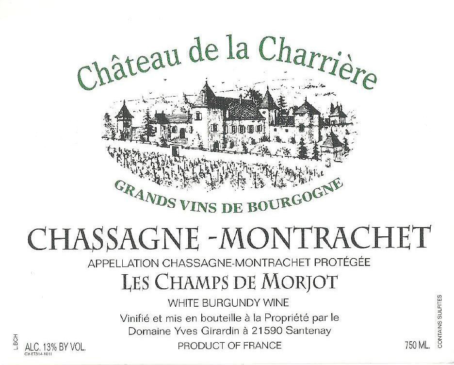 Chateau de la Charriere - Les Champs de Morjot label
