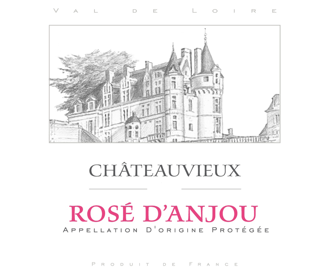 Chateauvieux - Rose D'Anjou label