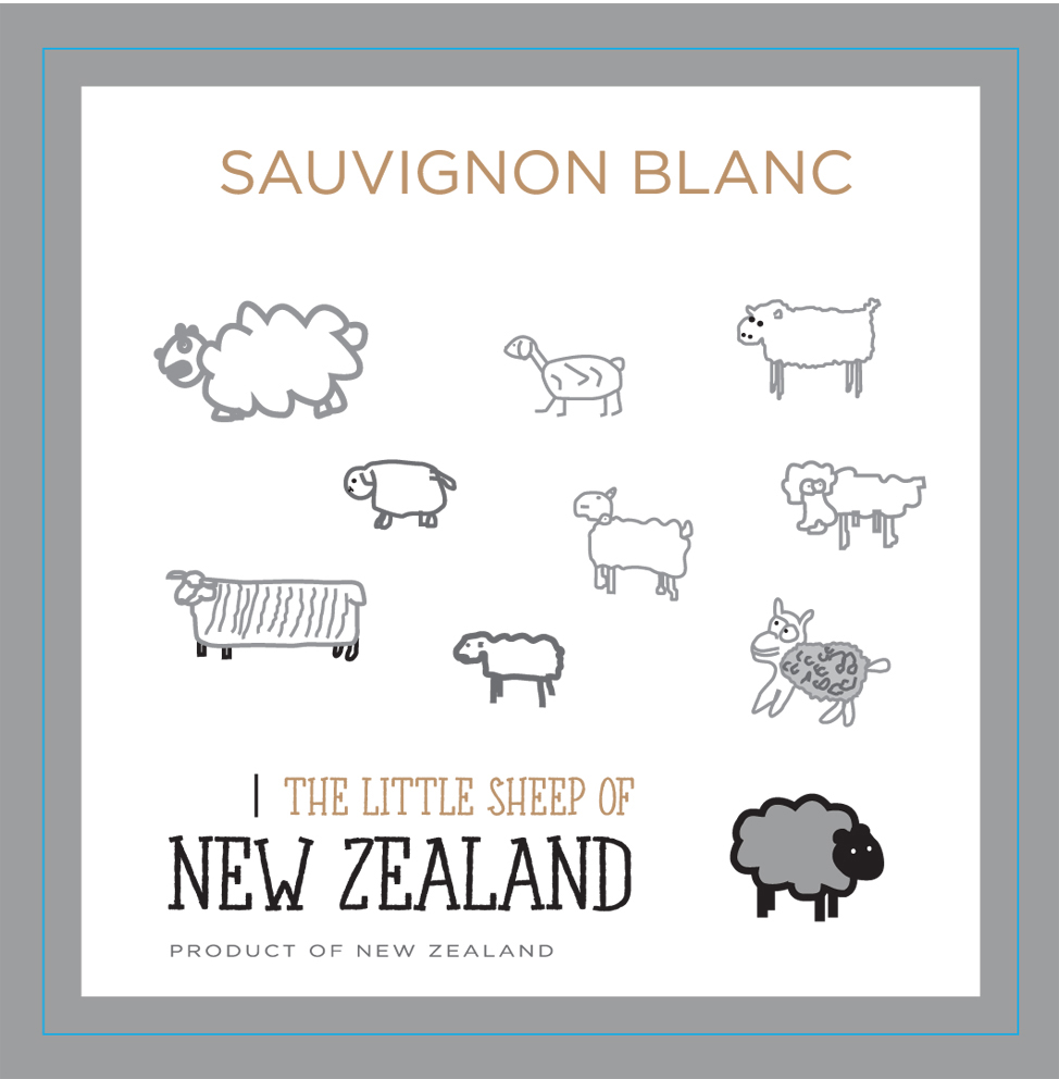 The Little Sheep - Sauvignon Blanc label
