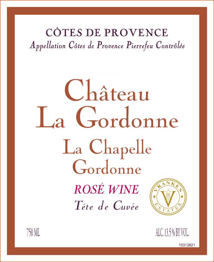 Chateau La Gordonne - La Chapelle Gordonne label