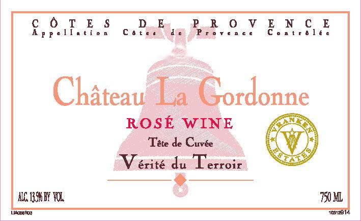 Chateau La Gordonne - Rose label