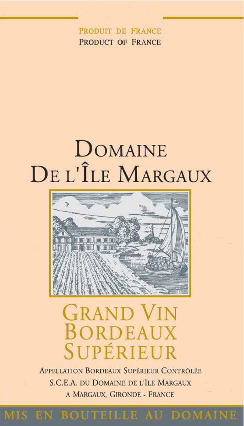 Domaine de L'Ile Margaux - Bordeaux Superieur label