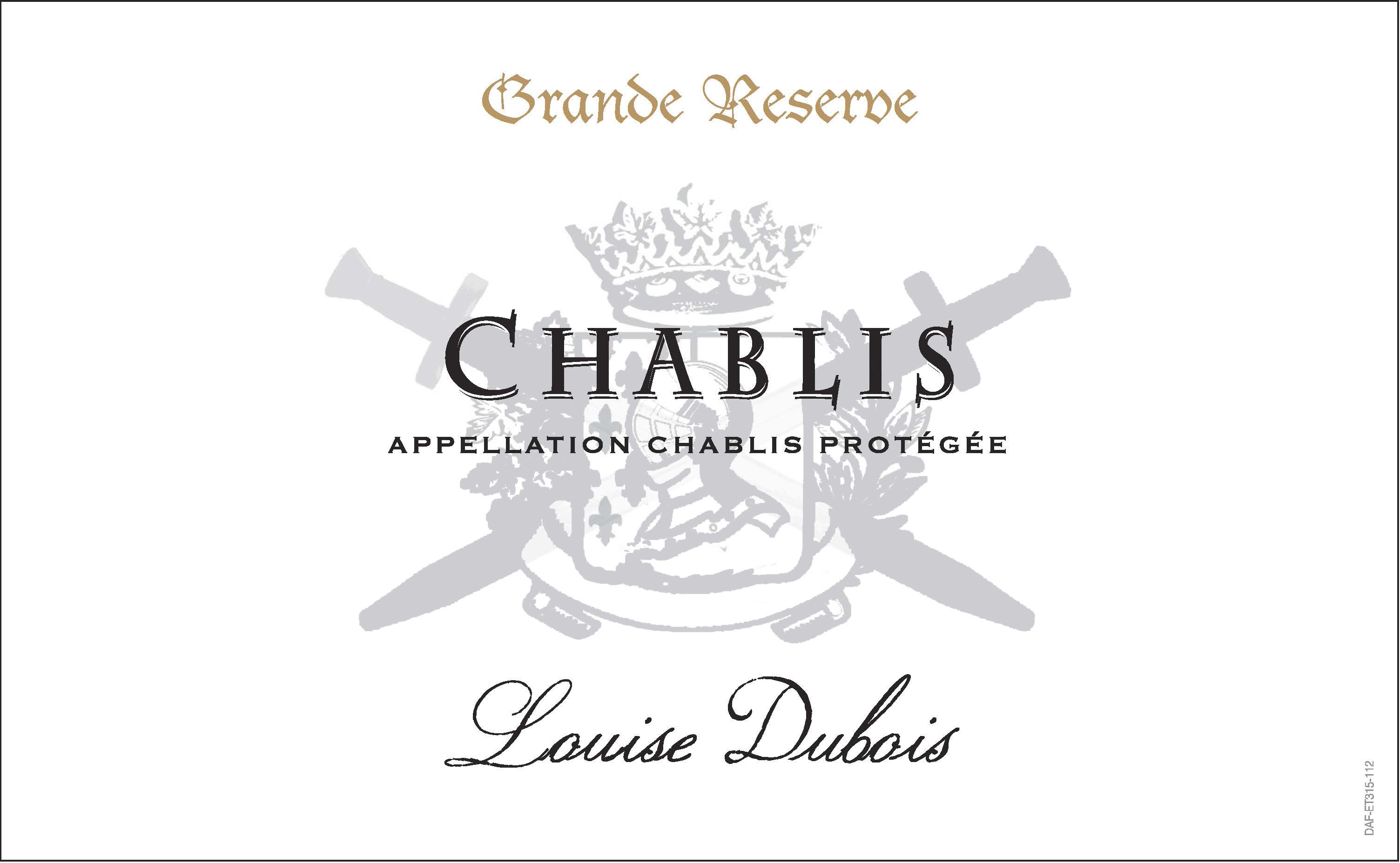 Louise Dubois - Chablis label