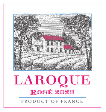 Laroque - Rose label