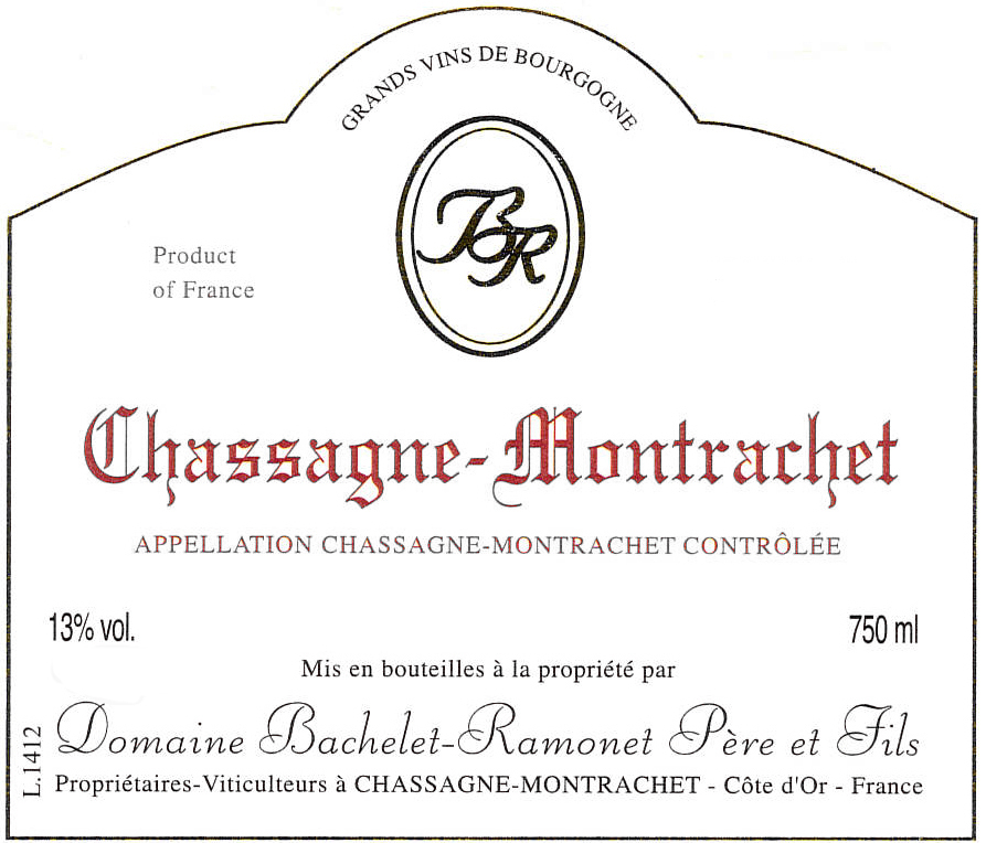 Domaine Bachelet-Ramonet - Chassagne-Montrachet Rouge label