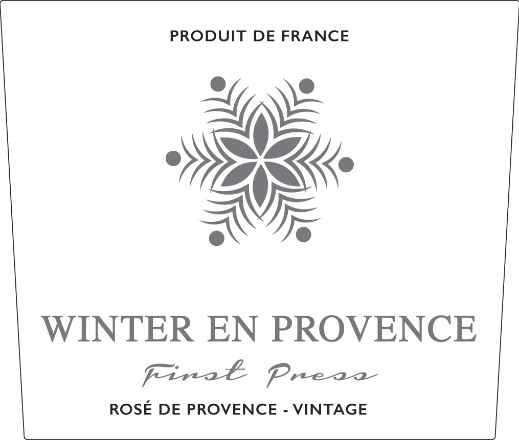 Winter en Provence - First Press label