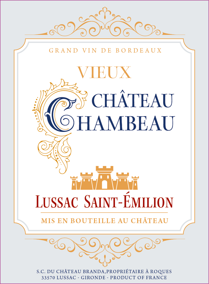 Vieux Chateau Chambeau label