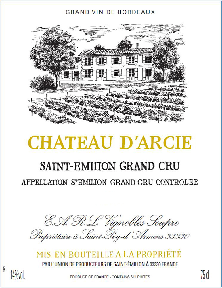 Chateau D'Arcie label