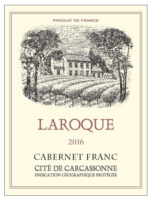 Laroque - Cabernet Franc label