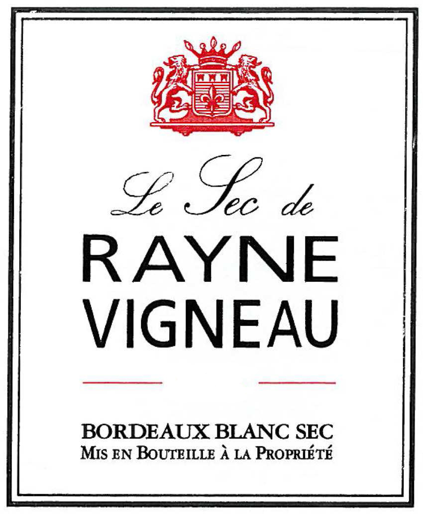 Le Sec de Rayne Vigneau label