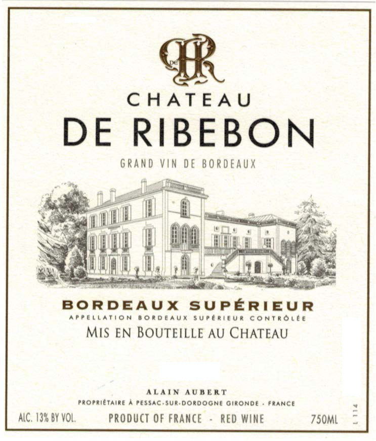 Chateau de Ribebon - Bordeaux Superieur label