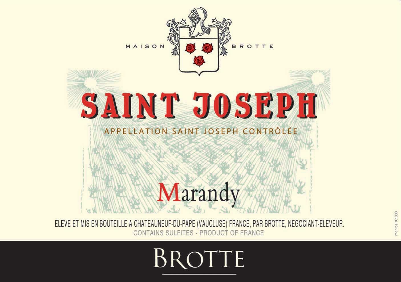 Brotte - Saint Joseph - Marandy label