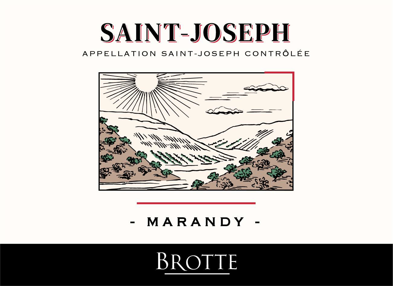 Brotte - Saint Joseph - Marandy label