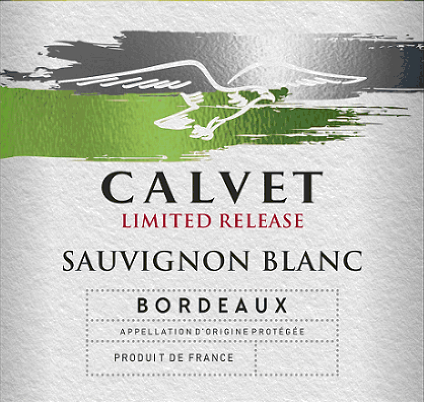 Calvet - Sauvignon Blanc label
