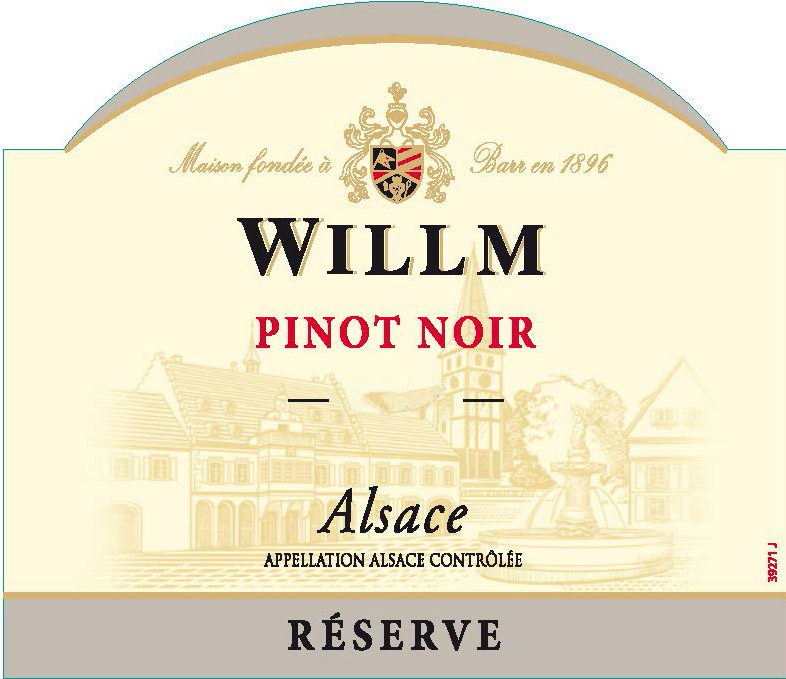 Willm - Pinot Noir Reserve label