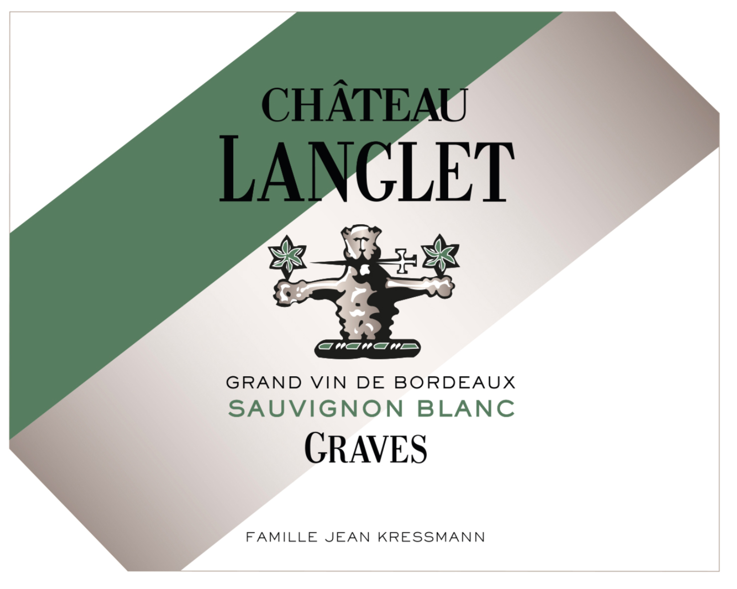 Chateau Langlet Blanc label