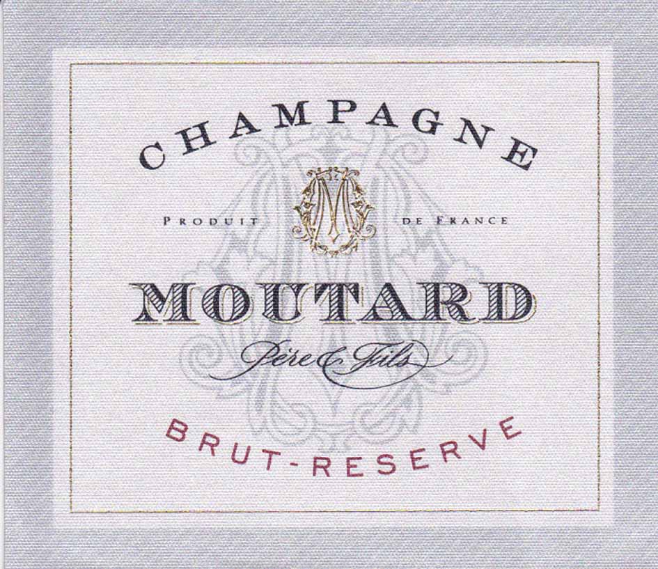 Champagne Moutard - Brut-Reserve label