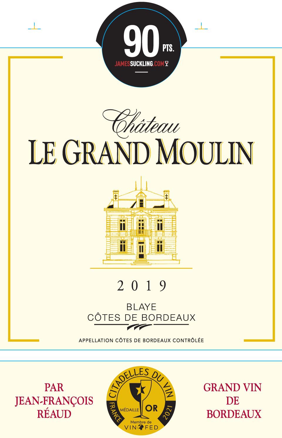 Chateau Le Grand Moulin - Collection Grande Reserve label