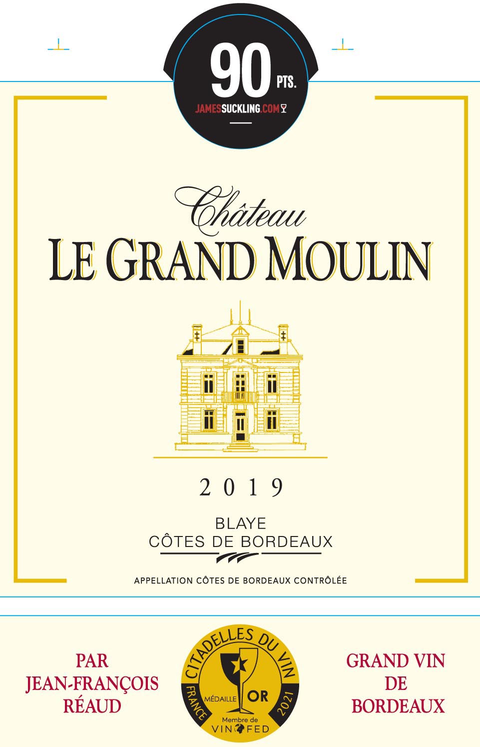 Chateau Le Grand Moulin - Collection Grande Reserve label