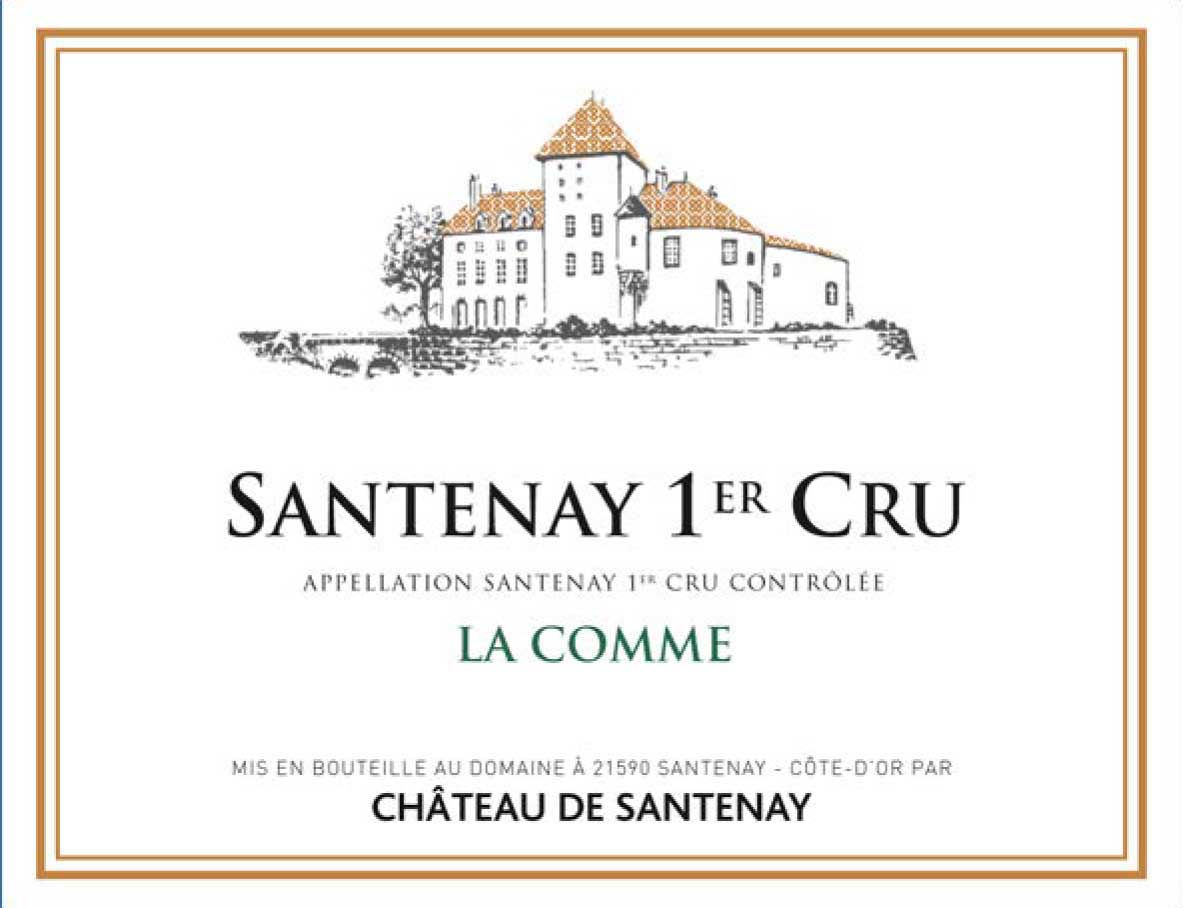 Chateau de Santenay - Santenay 1er - Cru Blanc La Comme label