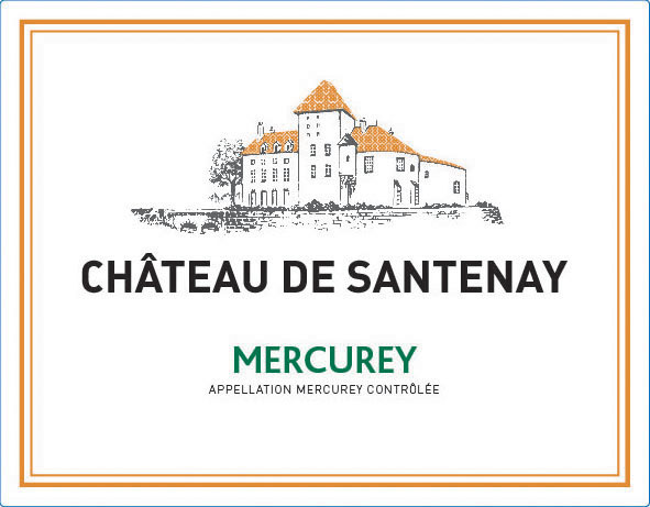 Chateau de Santenay - Mercurey Blanc label