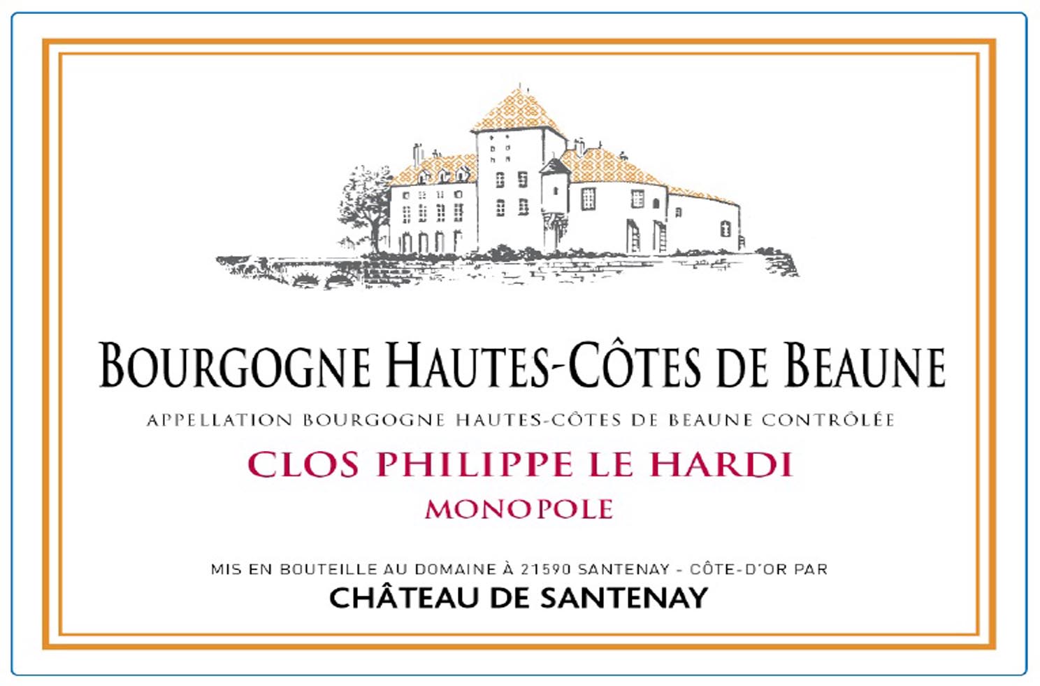 Chateau de Santenay - Clos Philippe le Hardi - Monopole Red label
