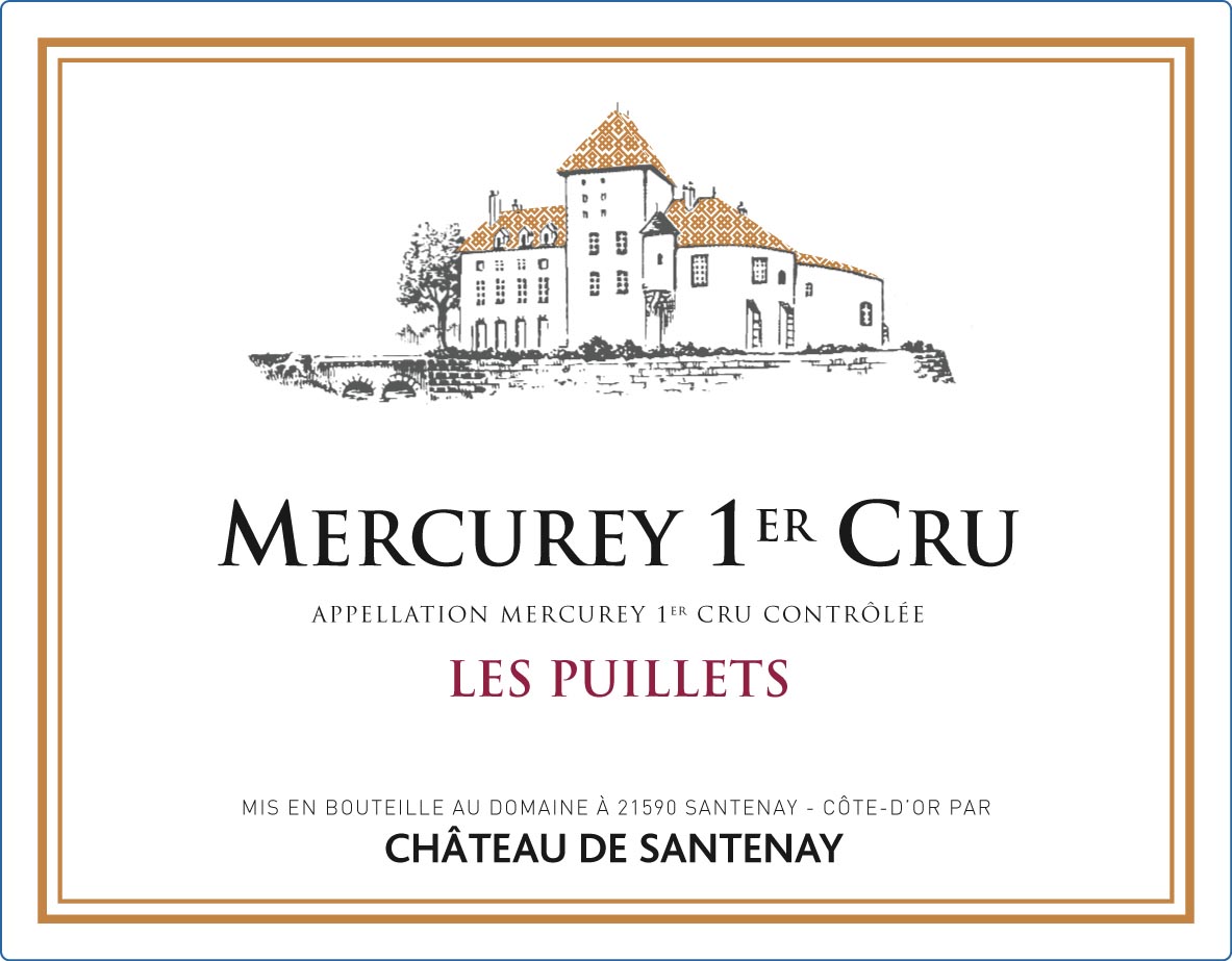 Chateau de Santenay - Mercurey 1er Cru Rouge Les Puillets label