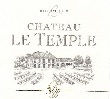 Chateau le Temple label