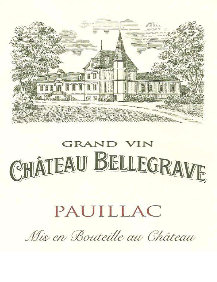 Chateau Bellegrave Pauillac label