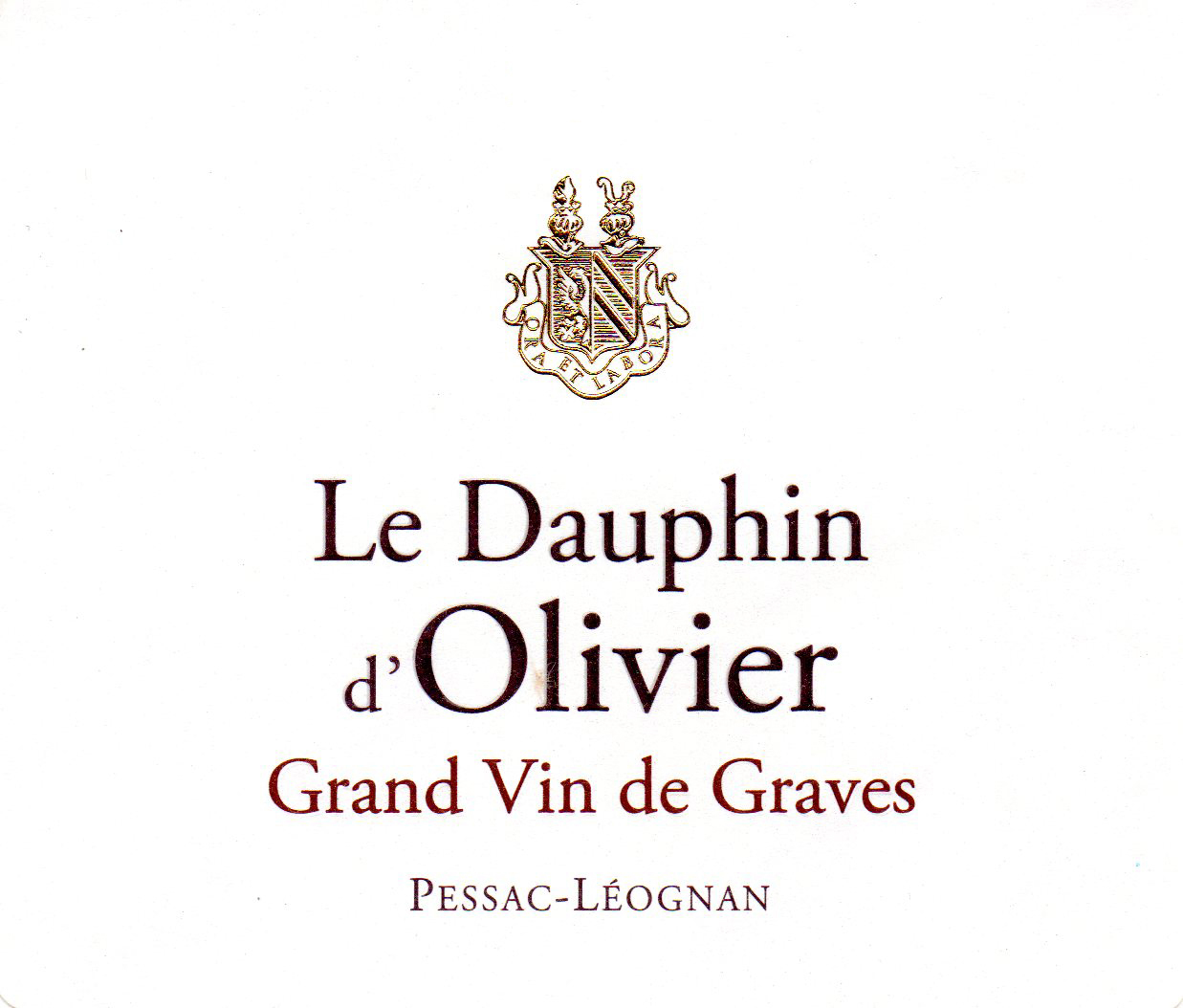 Le Dauphin D'Olivier Rouge label