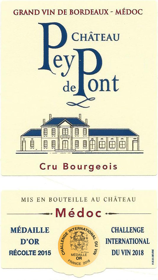 Chateau Pey de Pont label