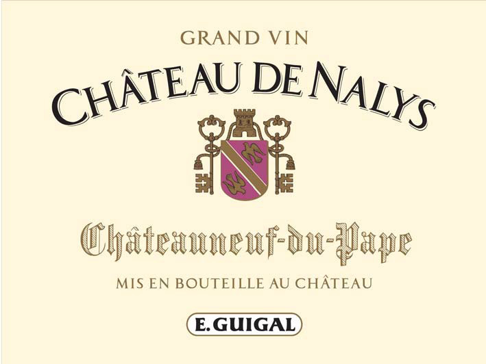 Chateau de Nalys - Chateauneuf Du Pape Blanc label