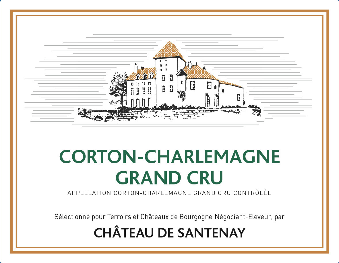 Chateau de Santenay - Corton Charlemagne Grand Cru label