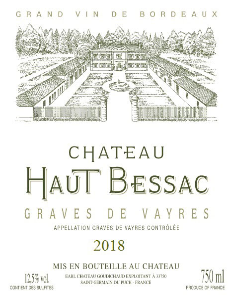 Chateau Haut Bessac - Blanc label