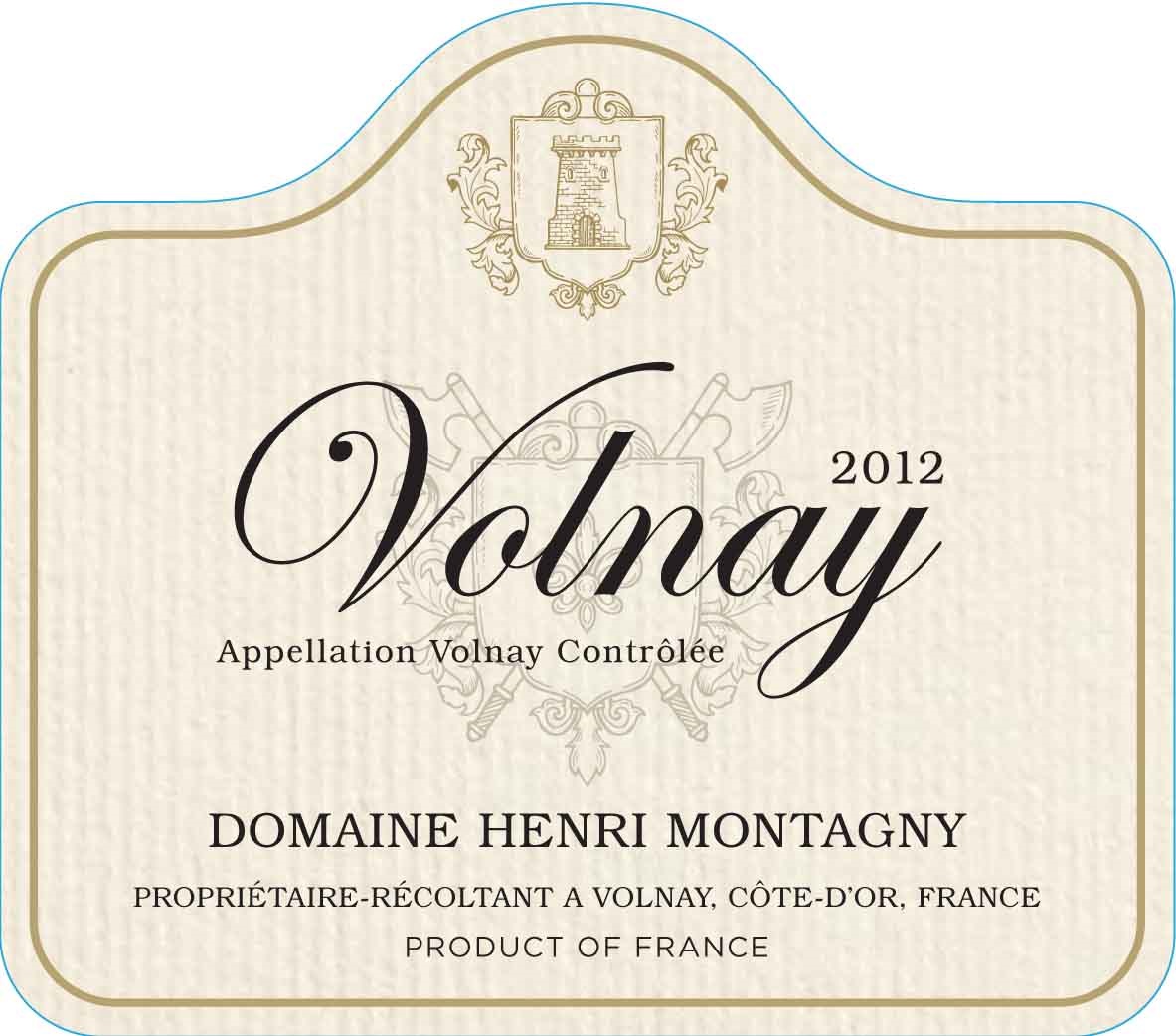 Domaine Henri Montagny - Volnay label