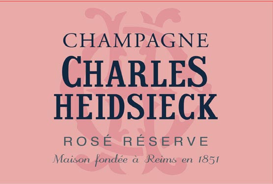 Charles Heidsieck - Rose Reserve label