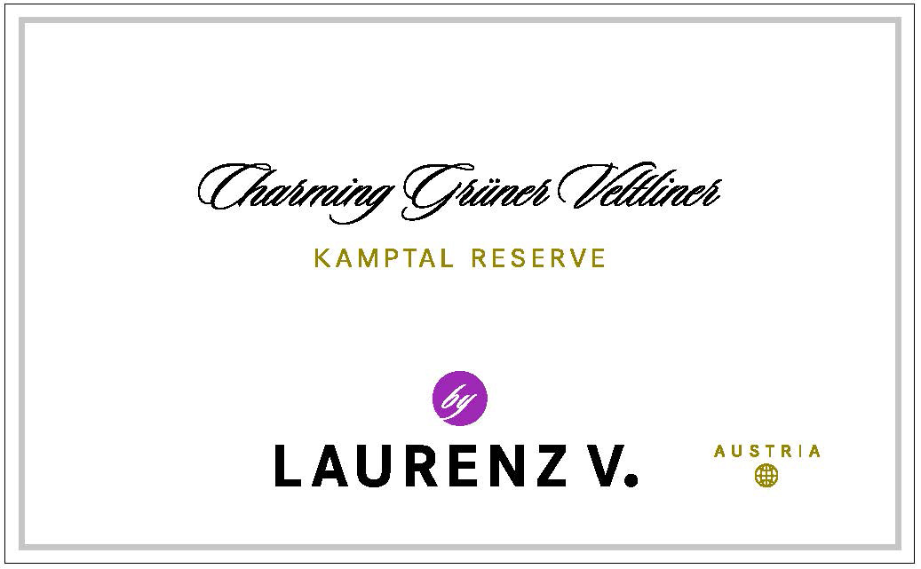 Laurenz V - Charming Gruner Veltliner Reserve label
