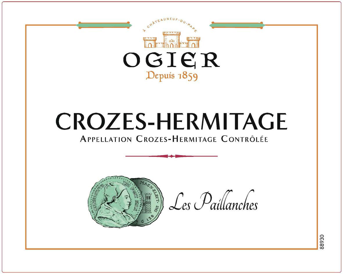 Ogier - Les Paillanches - Crozes-Hermitage label