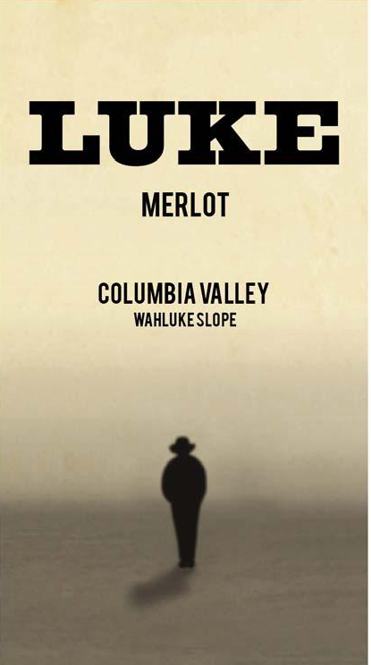 Luke Wines - Merlot - Wahluke Slope label