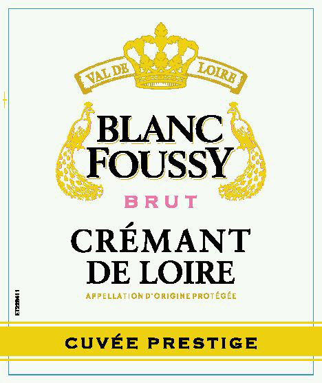 Blanc Foussy - Cremant De Loire - Brut Rose label