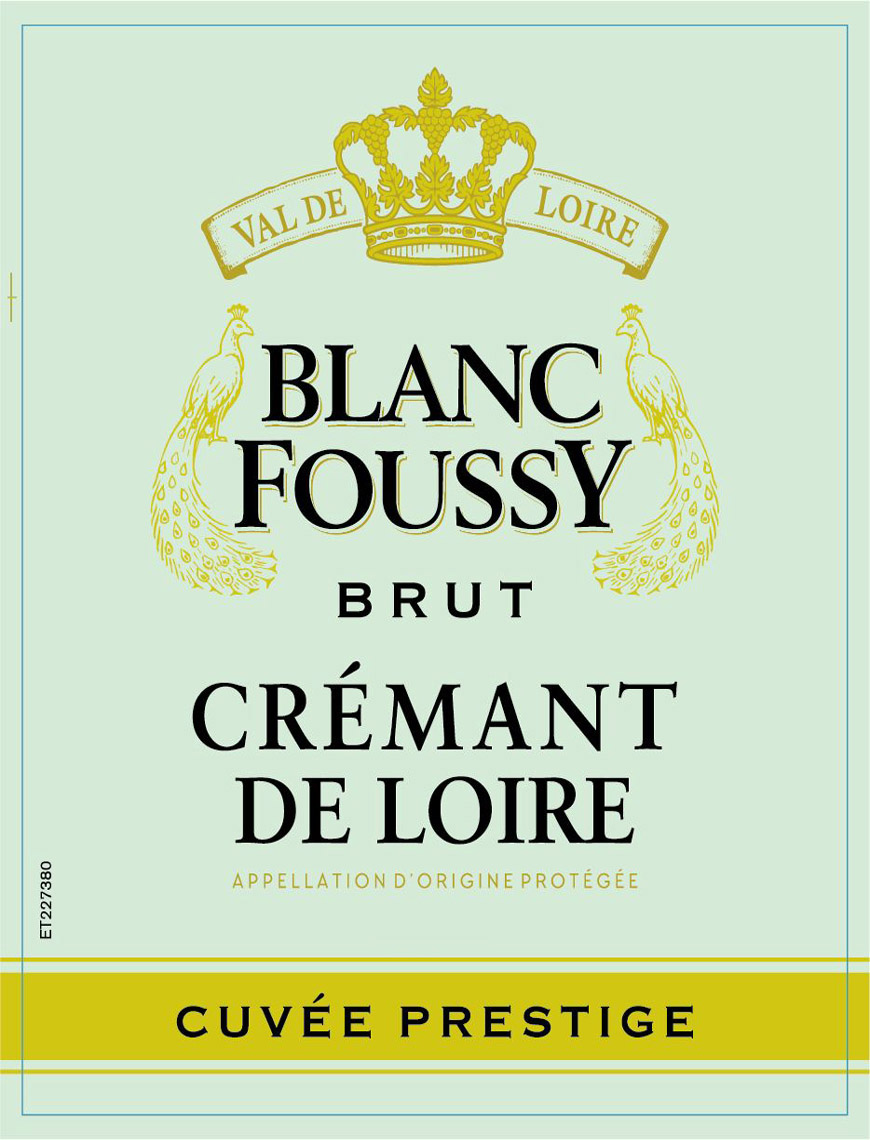 Blanc Foussy - Cremant De Loire Brut label