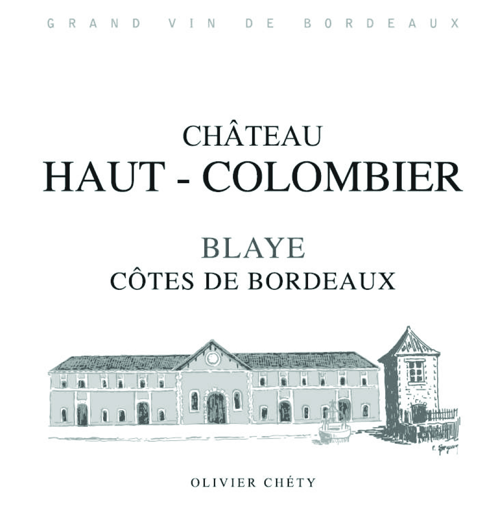 Chateau Haut Colombier-Blanc label