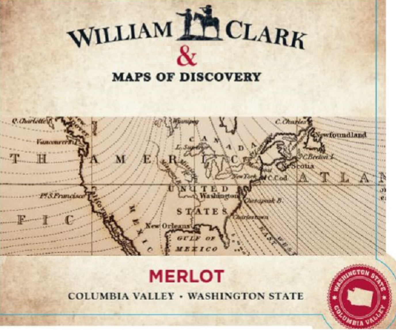 William Clark - Merlot label